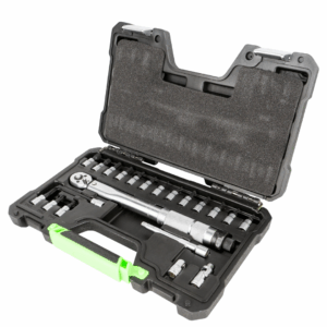 SET DA 21 PEZZI CON CHIAVE DINAMOMETRICA 1/4″ JBM