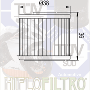 FILTRO OLIO PER MOTOVEICOLO HIFLO HF117