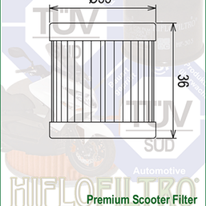 FILTRO OLIO PER MOTOVEICOLO HIFLO HF181