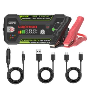 LOKITHOR J1350 PRO JUMPSTARTER 12V 1350A LIFEPO4 POWER BANK BOOSTER PORTATILE