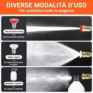 PISTOLA IDROPULITRICE CON DOPPIA BATTERIA 48V