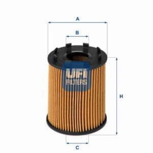 UFI FILTRO OLIO PER MOTORI FIAT LANCIA OPEL COD. 25.043.00